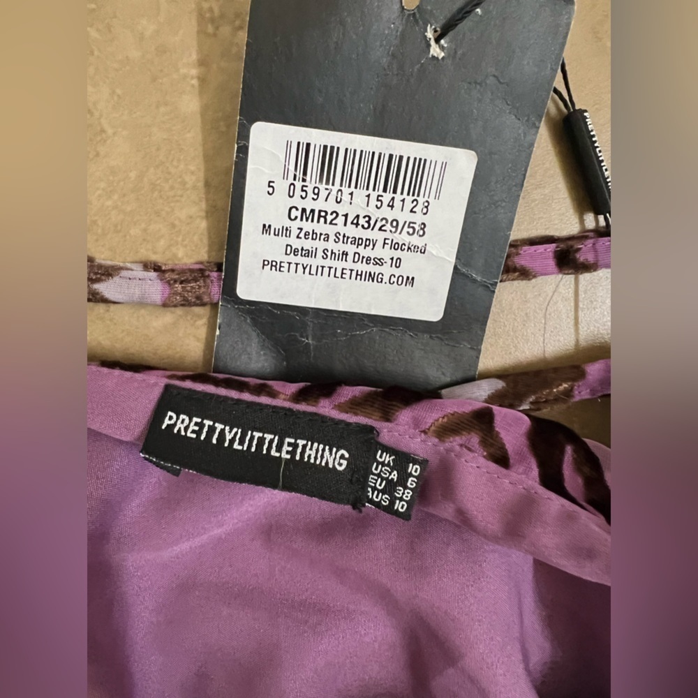 New PrettyLittleThing Women's Purple and Pink Dress - Picture 3 of 5